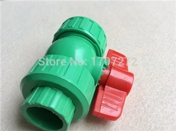 

free shipping PPR Ball Valves Size 3pcs 32mm Union Household PPR Fittings