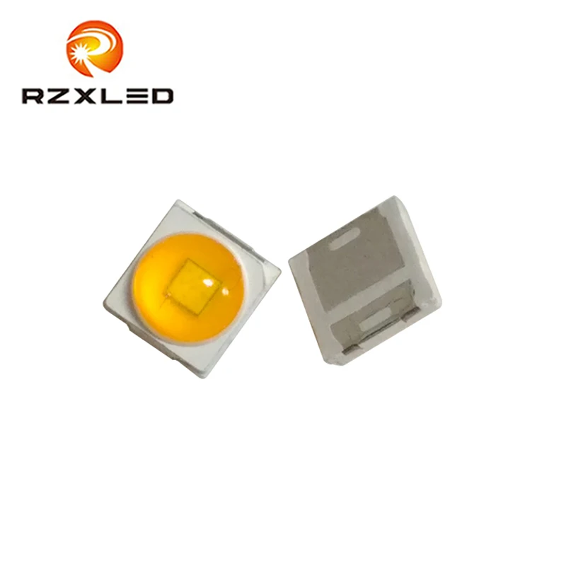 1000PCS/LOT With lens ball 2W 3V LED SMD 3030 Warm White 3000K Chip of 500MA For Automotive Lighting