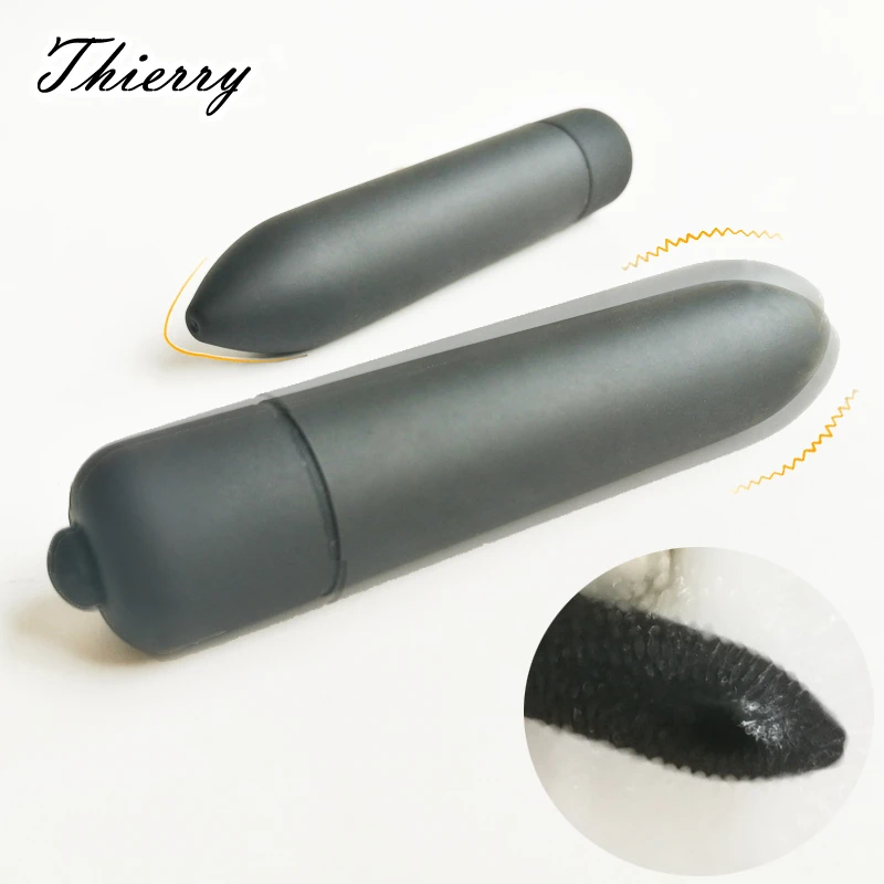 Thery-vibrador de bala de 10 velocidades para mujer, estimulador de clítoris impermeable con batería AAA, masturbación femenina, Juguetes sexuales, producto sexual