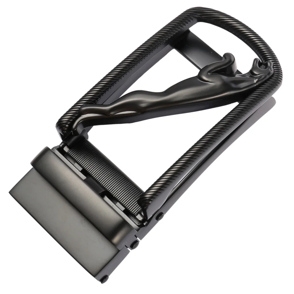 Fivela automática masculina, cinto com placas de 3.5cm de comprimento