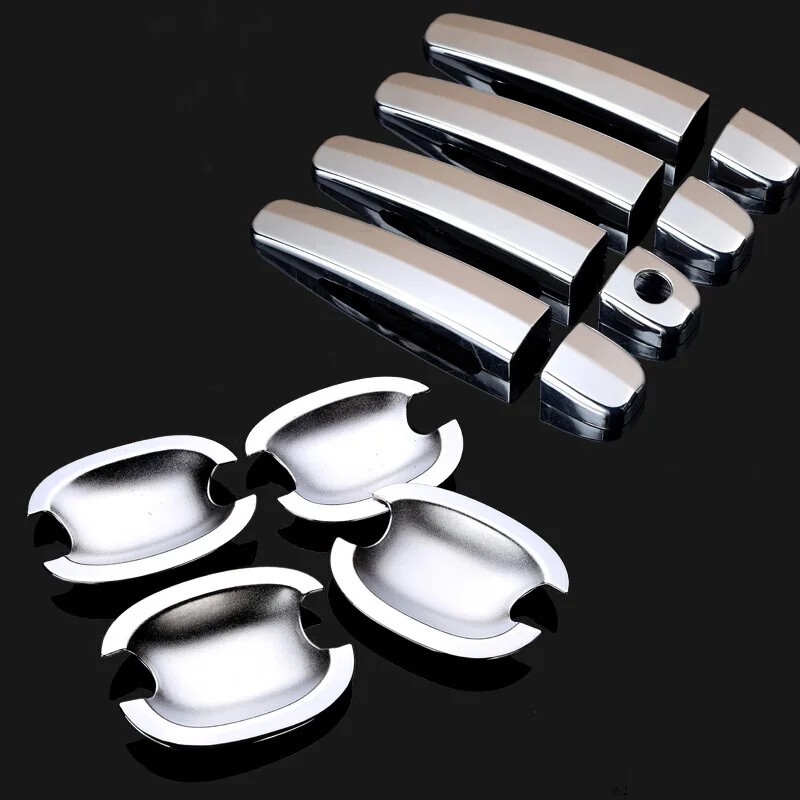 For Chevy Chevrolet Trax / Tracker 2016 2015 2014 Chrome Door Handle Covers & Door Bowl Covers Car Decorate For Holden Trax