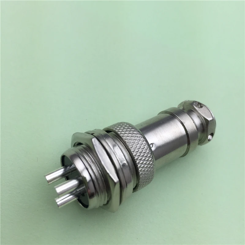 1pcs GX12 3 Pin Male & Female 12mm Wire Panel Connector Aviation Plug L89 GX12 Circular Connector Socket Plug