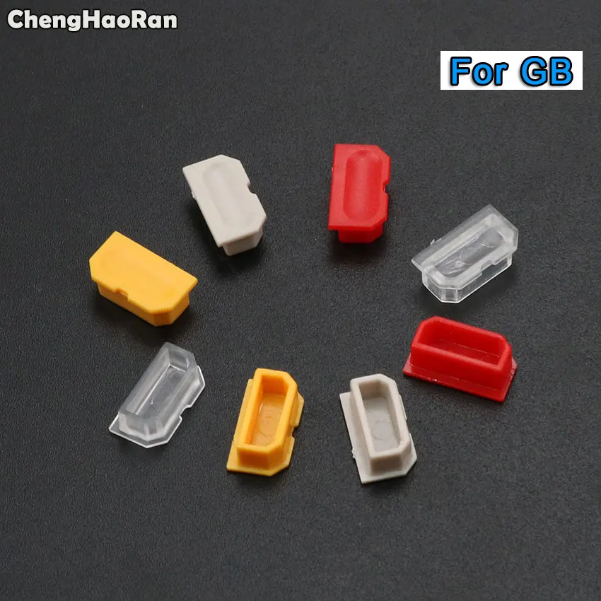 ChengHaoRan 1 sztuka Multicolor osłona przeciwpyłowa do Game Boy GB gry powłoka konsoli wtyczka pyłu przycisk z tworzywa sztucznego dla DMG 001