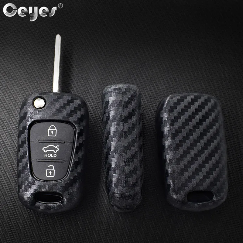 Ceyes Auto Key Cover Protective Shell Car Styling Case For Hyundai I30 Solaris Verna For Kia Rio K2 K5 Sportage Ceed Accessories