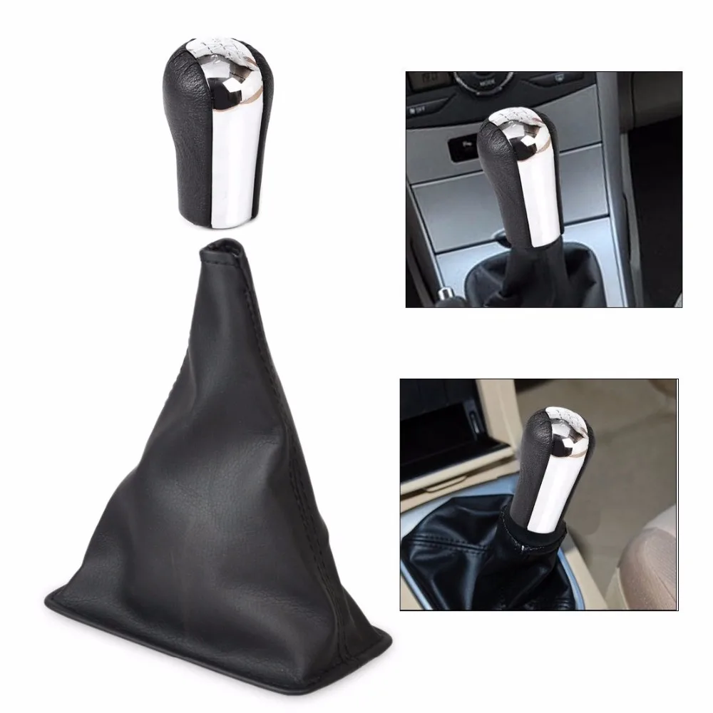 Car Gear Stick Shift Gaiter Leather Boot Cover Black PU Leather For Toyota Corolla 1998 1999 2000 2001 - 2009