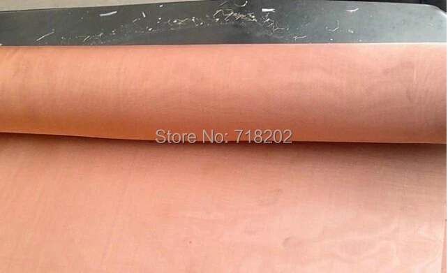 400 mesh (85%--90%copperc) copper wire mesh/copper wire cloth for EMI/EMF shielding 1m*5m