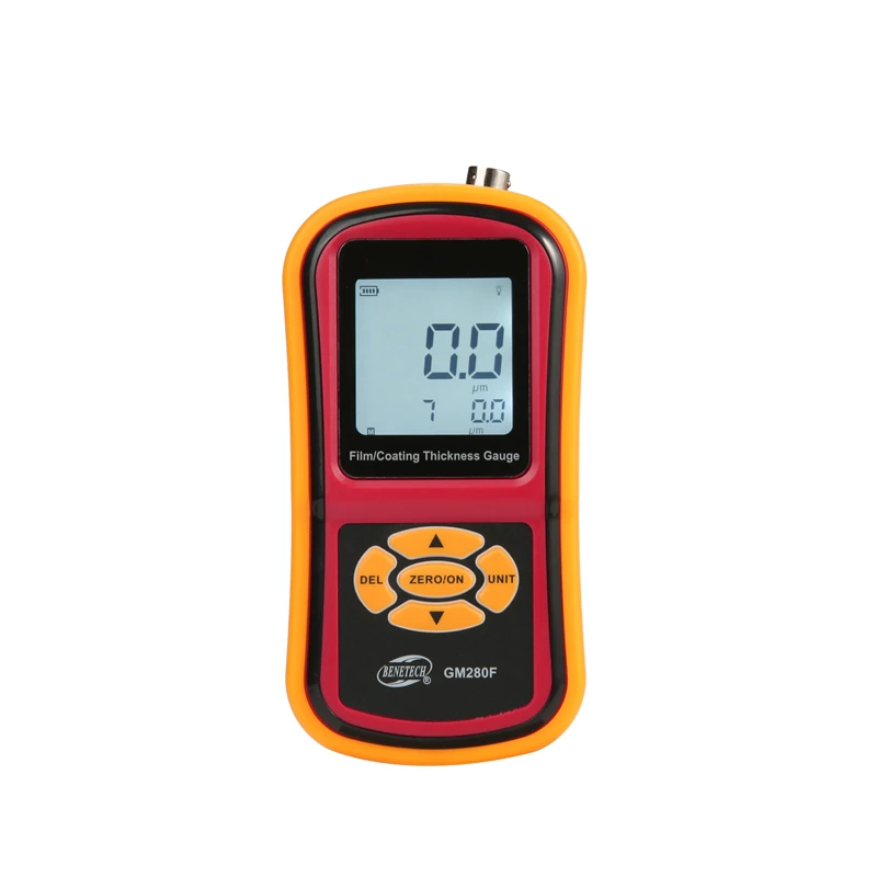 Portable Digital Film/Coating Thickness Gauge LCD Split Paint Plating Coating Thickness Meter With Magnetic Probe Rnage:0-1800um