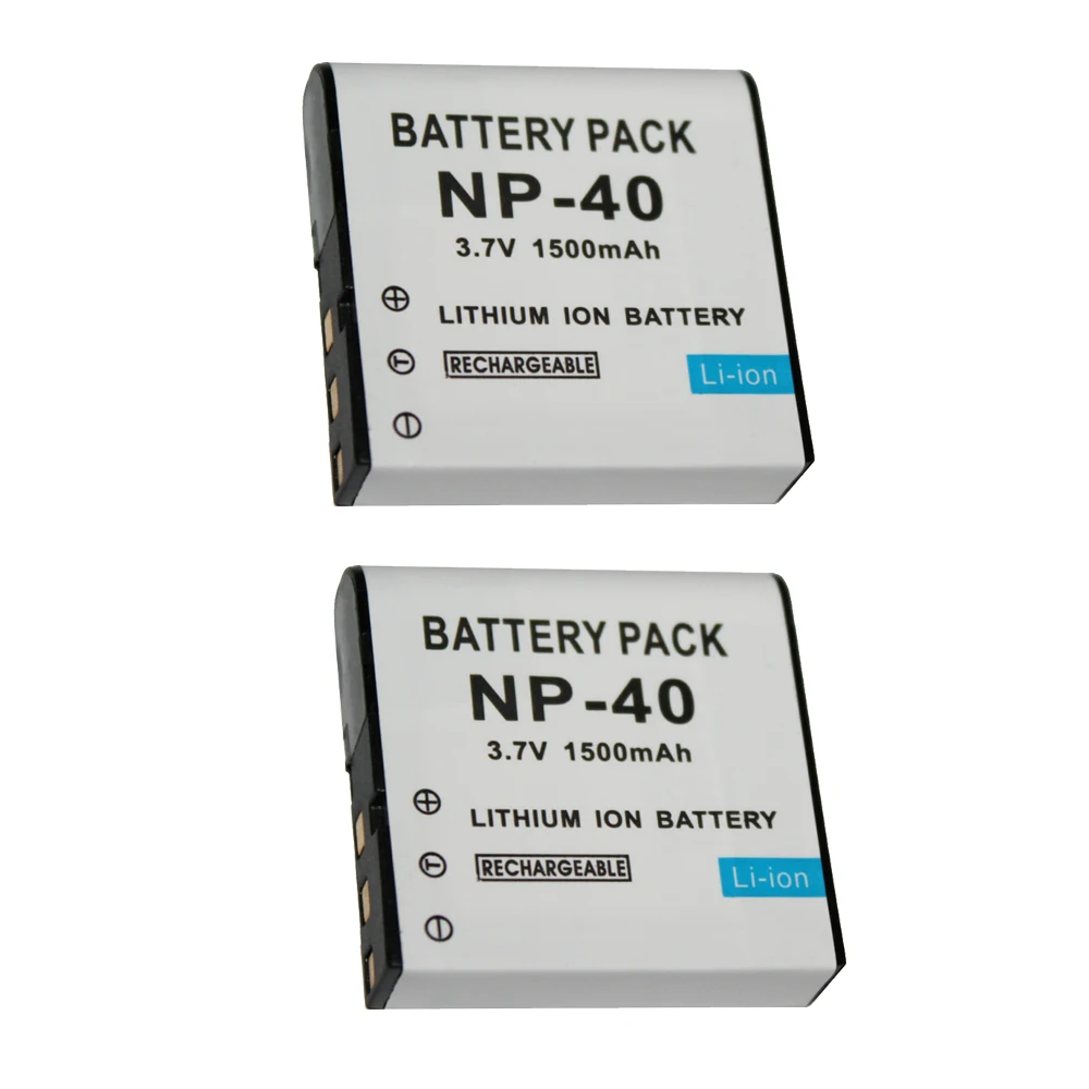 4Pcs/lot 1500mAh NP-40 CNP40 NP40 Replacement Camera Battery For Casio NP-40 NP40 NP 40 CNP-40 Z850 Z400 Z300 Z100 Z1000 P505