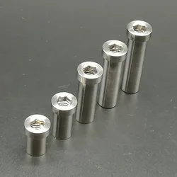 1Pcs Titanium Ti Screw 13mm/17mm/25mm/28.5mm/31.5mm Recessed Bike Bicycle Brake Bolt Nut