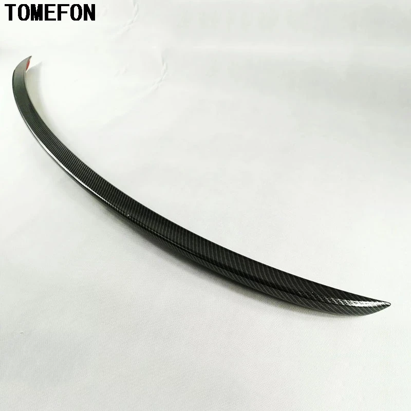 1piece For Buick Lacrosse 2016 Spoiler ABS Carbon Fiber Car Rear Wing Primer Color Rear Spoiler Cover Frame Stiker Trim