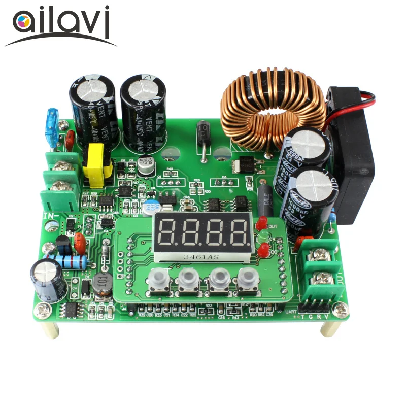 High Power DC-DC Buck Module 12V-72V To 0-60V 12A CNC Adjustable Power SUpply Converter With LED Display 720W