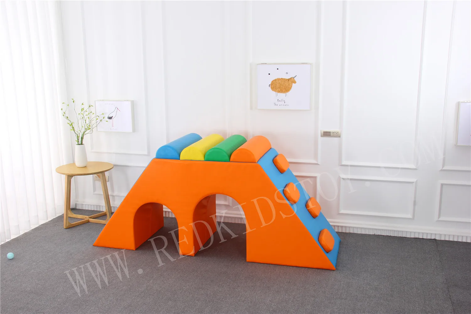 Custom-made Safety Soft Indoor Play Equipment Sponge Climbing For Kids HZ-61079