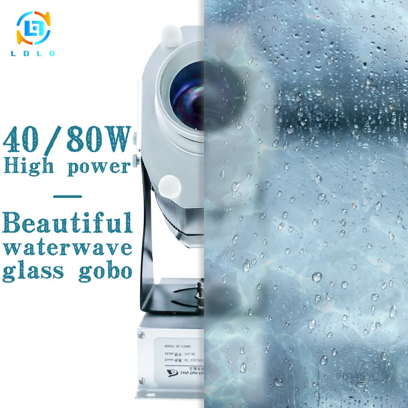 

Gobo Lights Laser Waterwave Special Effect 40W Projection Light Lamp Indoor Outdoor Hotel Coffee Cinema Decor One Year Warranty