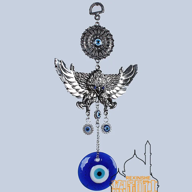 Turkey blue eyes ornaments Muslim peace Eagle Pendant hanging 