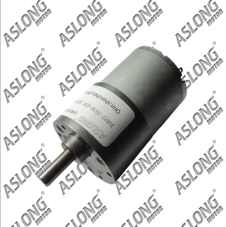 Dc 6v 12v 24v Aslong Jgb37-3530 Dc Gear Motor Motor Micro-motor