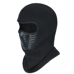 Balaclava de lã respirável para homens e mulheres, skullies à prova de vento, máscara facial completa para outono e inverno, chapéu