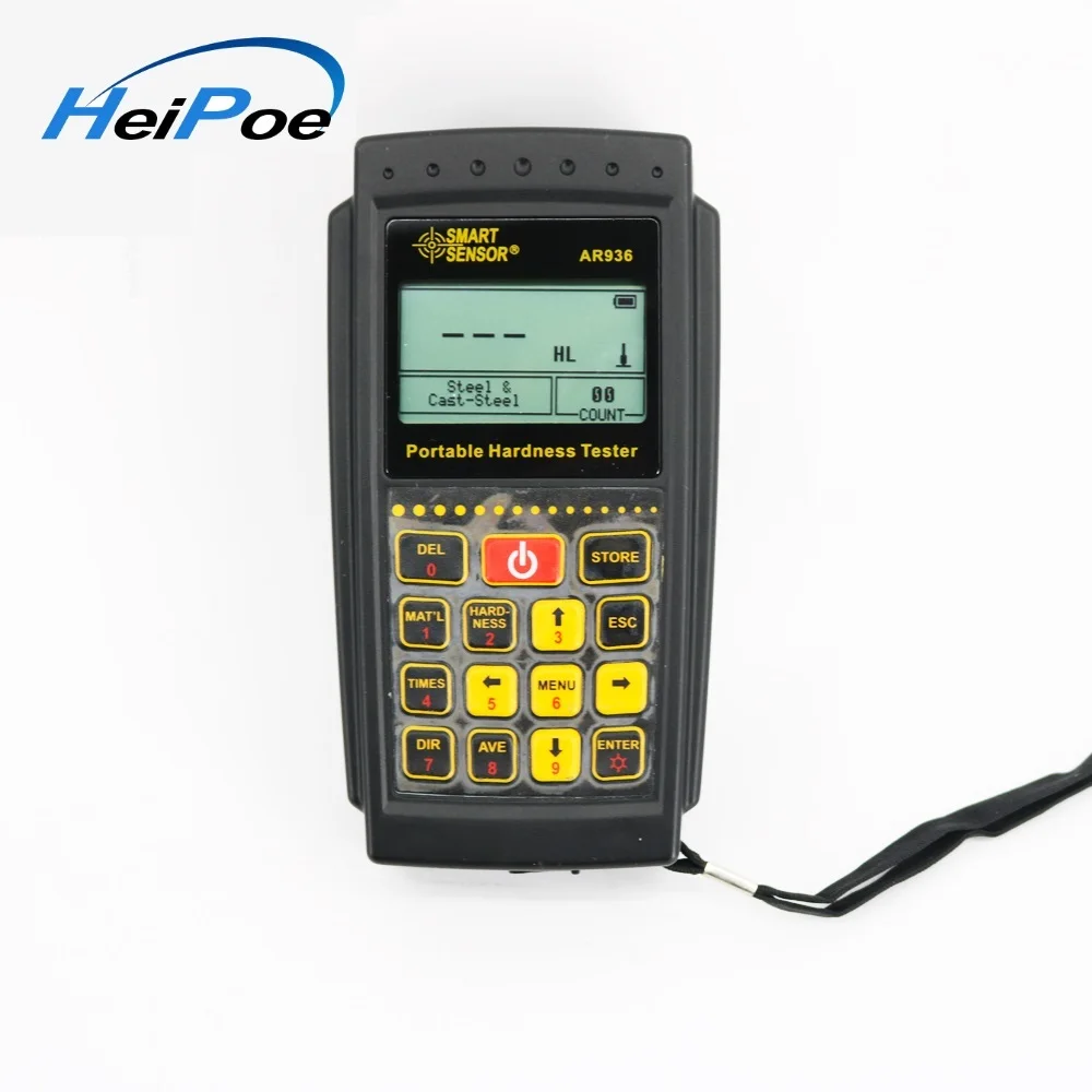 

Smart Sensor AR936 Portable Leeb Hardness Tester 170-960HLD Digital Hardness Gauge HL HB HRC HRB HRA HV HS Leeb Durometer Tester