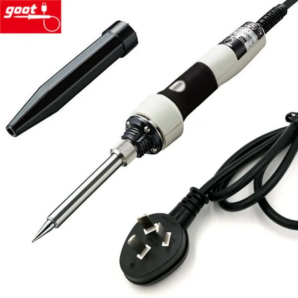 

Japan GOOT PX-201 Wide-range Soldering Iron with Temperature 250-450 Degrees Celsius Adjuster 70W 220V Input Ceramic Heater