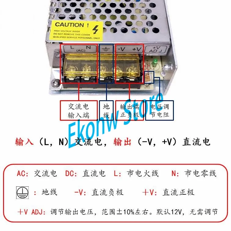 25W 12V 2A Switching Power Supply Factory Outlet SMPS Driver AC110-220V to DC12V Transformer for LED Strip Light Module Display