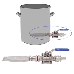 Homebrew Weldless Kettle/Keg Convert Kit Quick Disconnect w/ 6