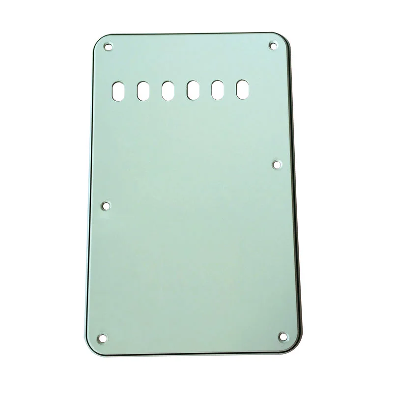 Pleroo Custom Guitar Parts - For Tremolo Cover 6 holes 57 Strat Back Plate Guitar Pickguard Scratch Plate