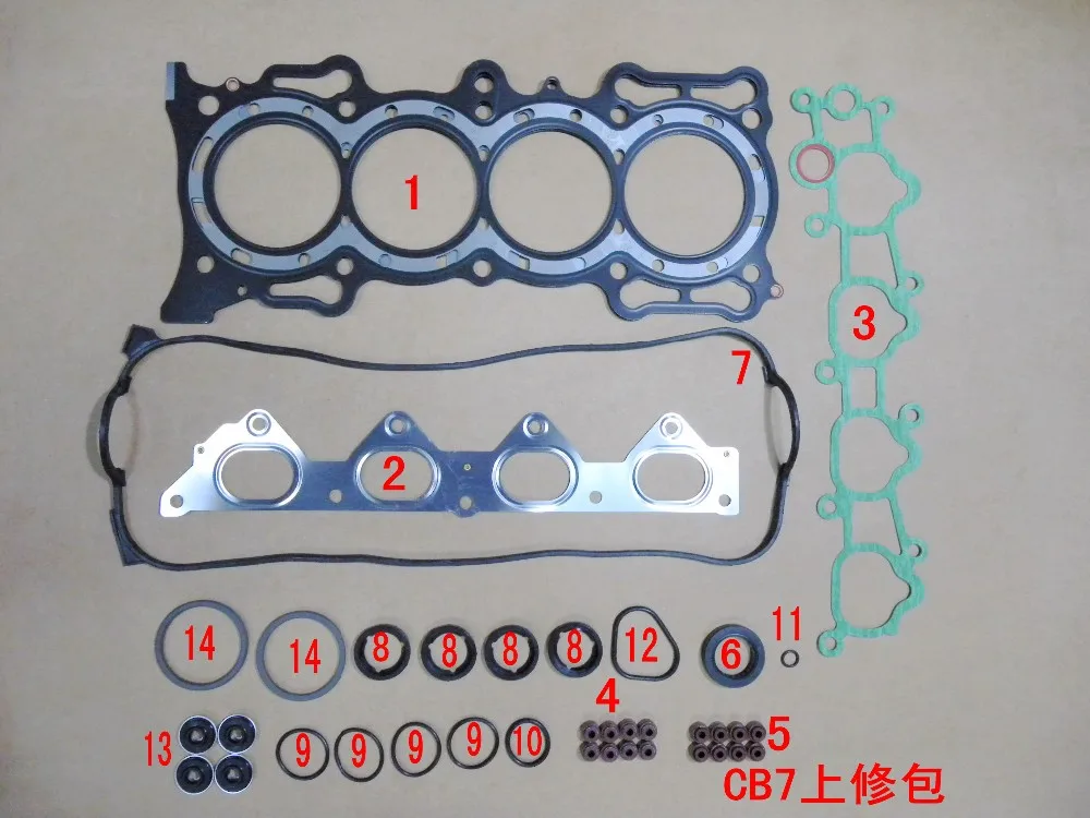 

F20A6/F20A3/F20A8/F20A4/A7F22A1/F22A6/F22A4/F22A6/F22A8 full gasket for For Honda Accord IV/Aerodeck 2.2 16v 1997cc 52128300