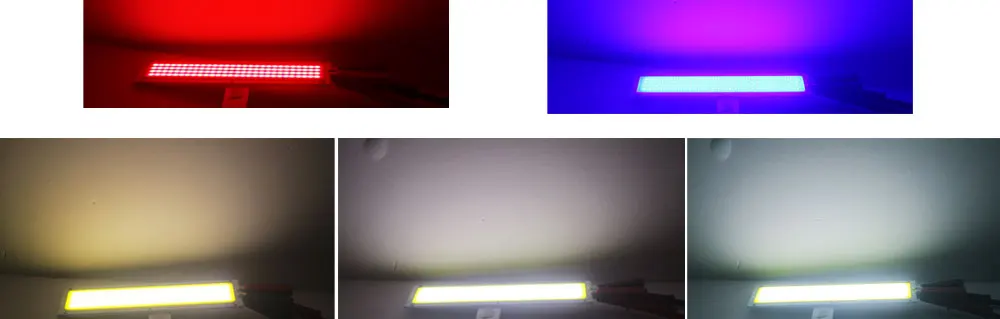LED COB Bar Runde Lichtquelle 12V DC Birne Chip Mix Größe 2-200W LED Streifen Rot blau Warm Natur Kalt Weiß DIY Licht Lampe – Detail 9