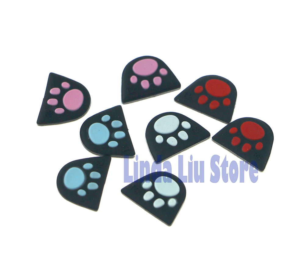 

Cat Paw SiliconeTrigger Buttons Sticker with Adhensive L2 R2 grips for PS4 Controller L2 R2 Button Cover 100sets/lot