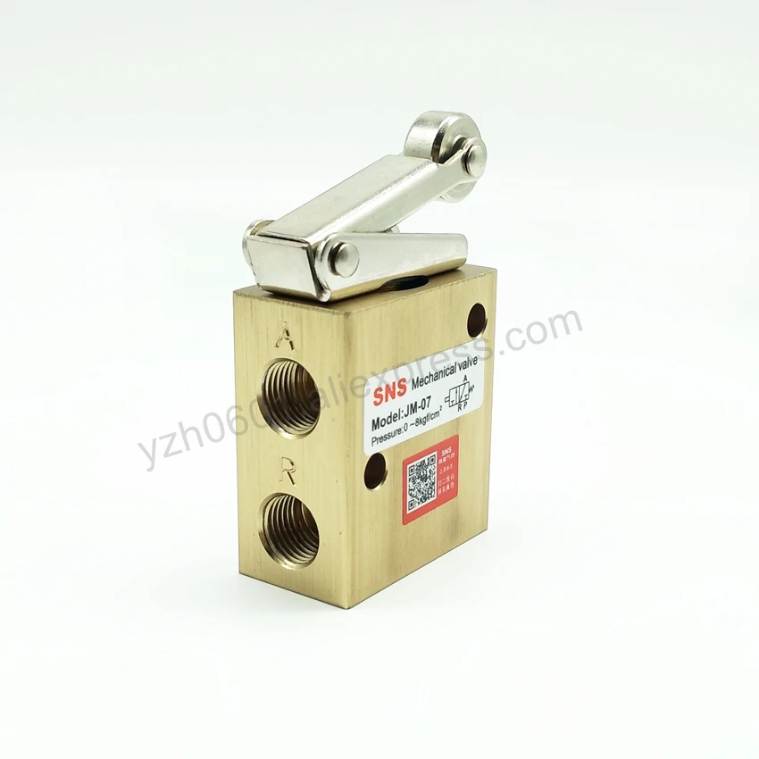 JM-07 Mechanical Valve 1/4''  Pneumatic Control Valve 2/3 Way
