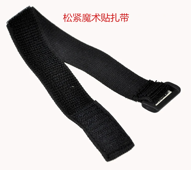 

Free shipping 5pcs 2.5cm x 120cm nylon self adhesive elastic strap tapes with plastic buckle sticky Hook Loop cable ties