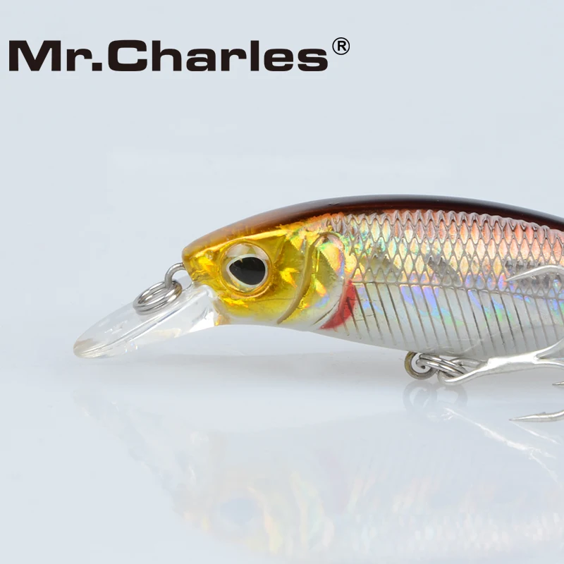 Mr.Charles CMC007 Fishing Lures , 70mm/8.3g 0-1.0m Floating Super Sinking Minnow Swimbait Crankbait Fishing Tackle Bait - Image 4