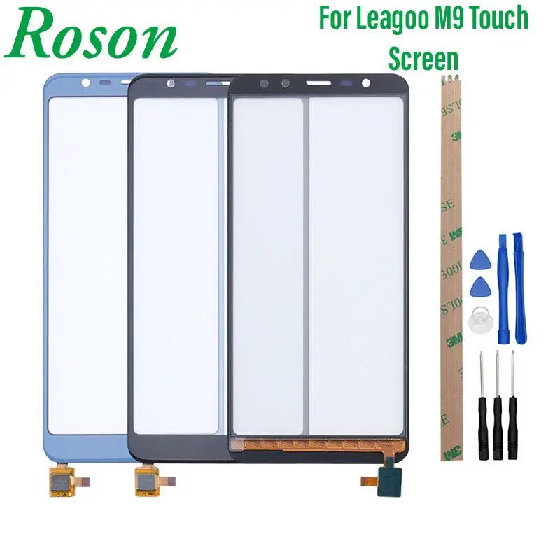 Roson for Leagoo M9 Touch Screen Perfect Replacement Touch Panel TP For Leagoo M9 Mobile Phone Accessories +Tools +Adhesive