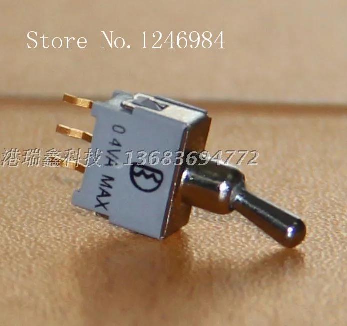 [SA]2TES1 single tripod gilt pin M4 ultra-small toggle switch waterproof Taiwan Deli Wei Toggle Switch--50pcs/lot