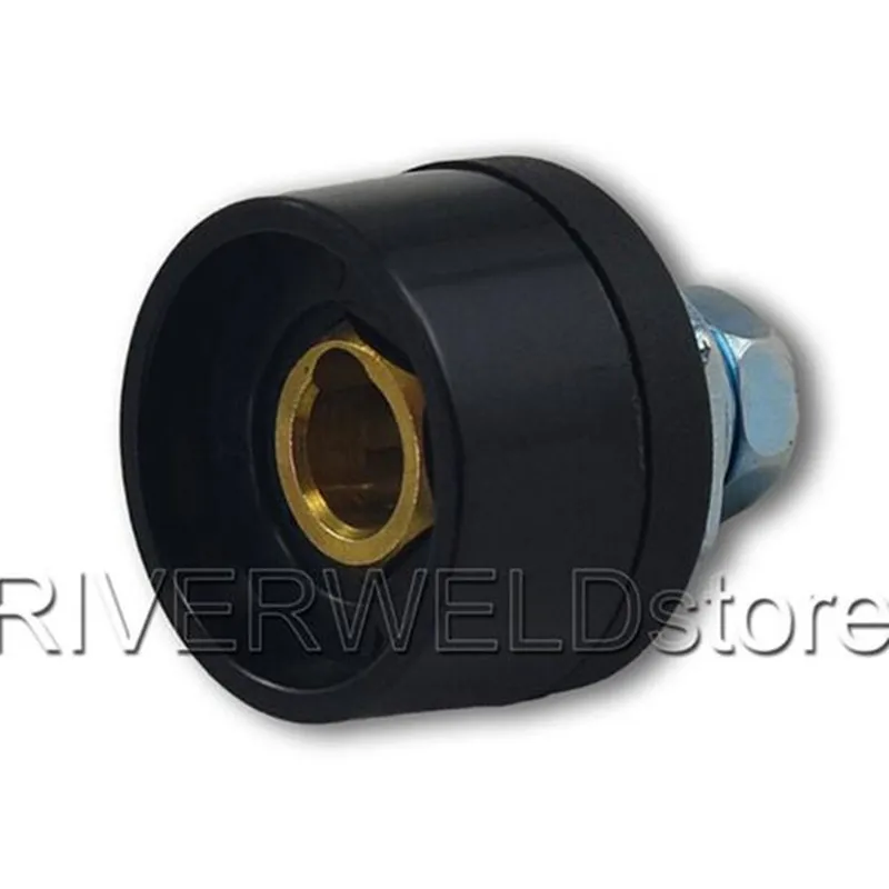2pcs Euro Style Rapid Fitting Cable Connector Socket DKZ10-25 200A Welding Machine