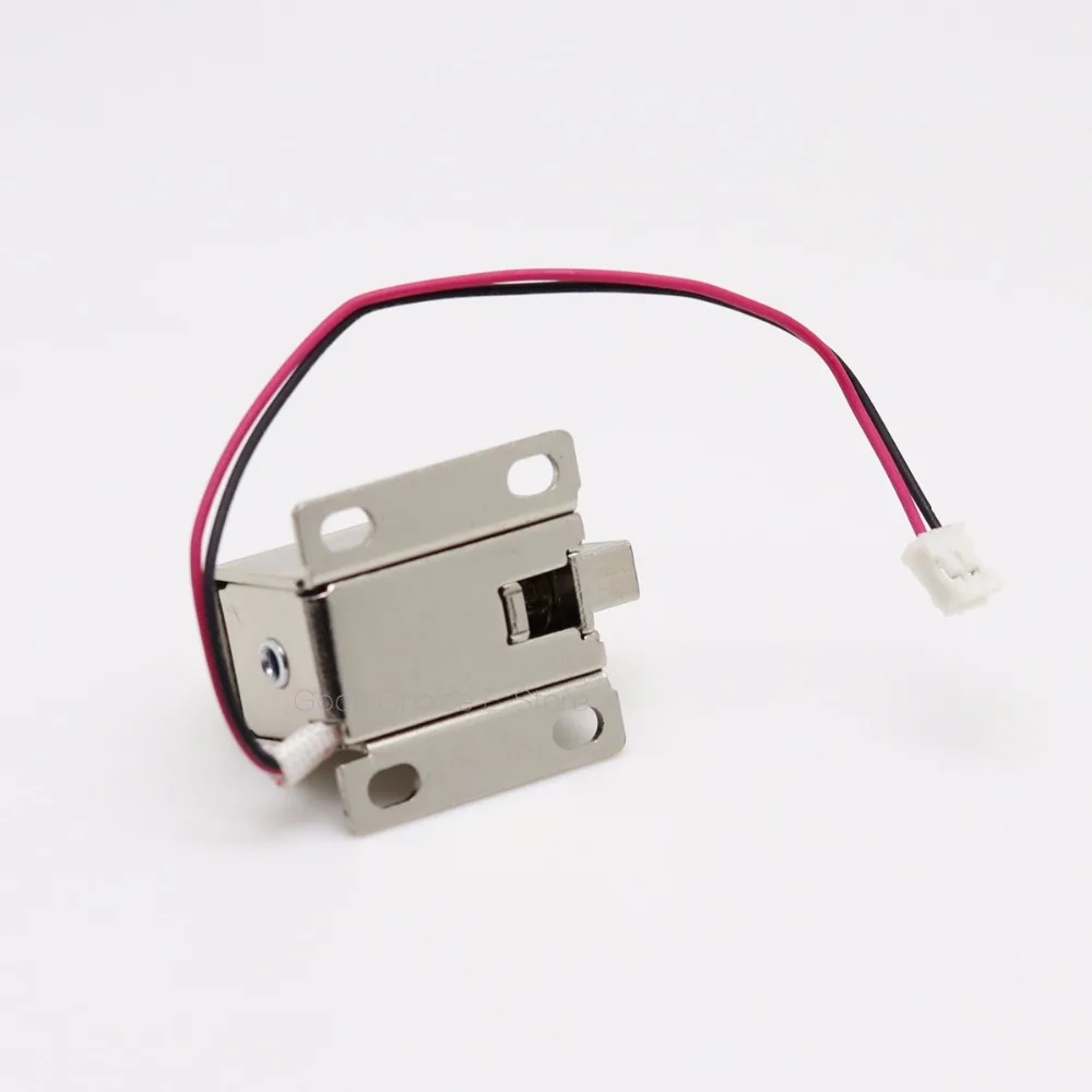 DC 12V Solenoid Electromagnetic Electric Control Cabinet Drawer Lock for DIY Project, Mini Small Size