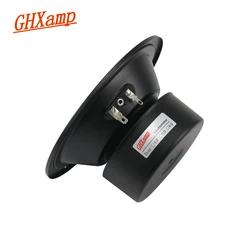 GHXAMP 5.5 Inch 147MM Pure Mediant Mid Speaker Unit 70W Fully Enclosed Design Rubber Side 25.5Coil 87db F0-5800HZ 1PC