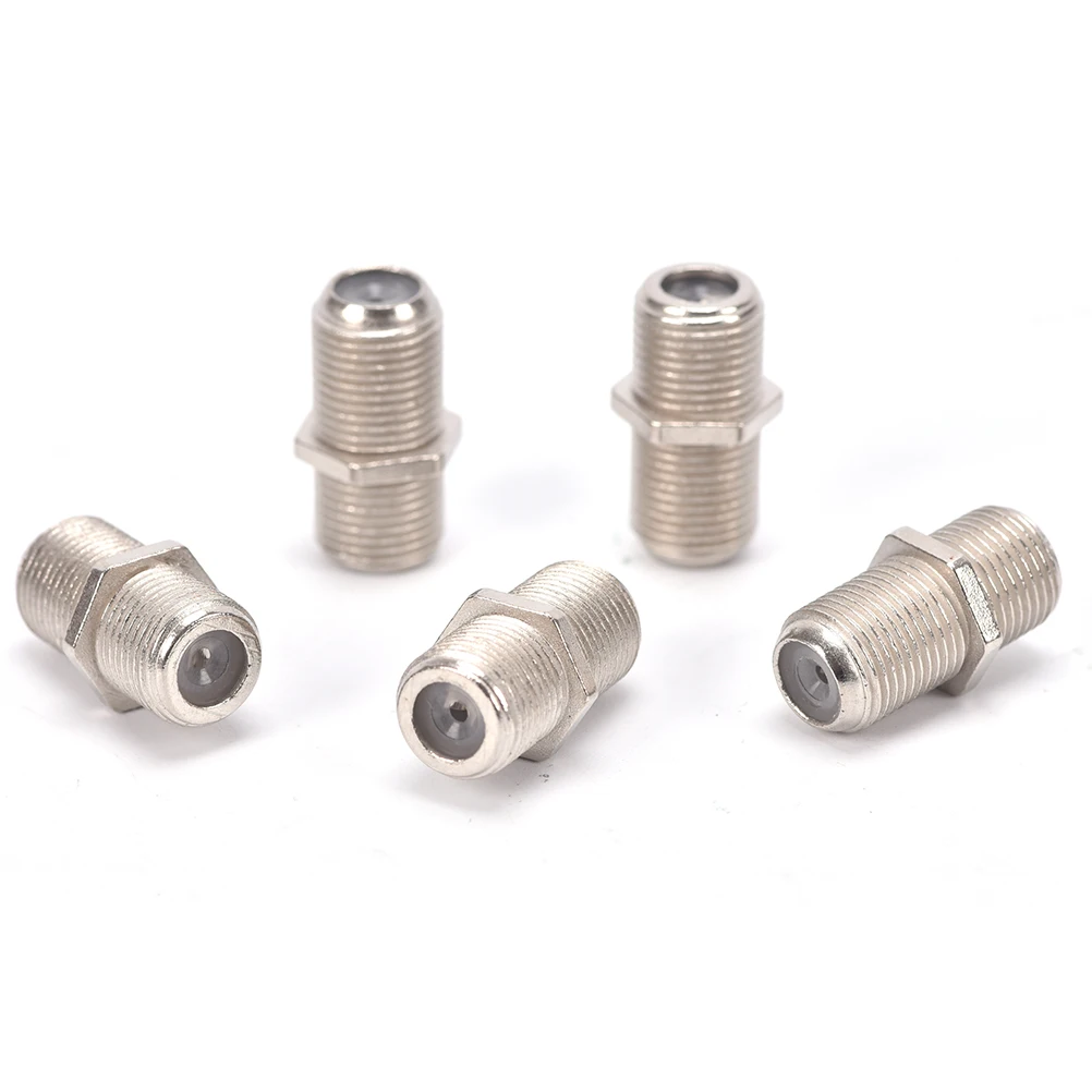 10pcs F Type Coupler Adapter Connector Female F/F Jack RG6 Coax Coaxial Cable Used In Video Or 1pcs SMA RF Coax Connector Plug