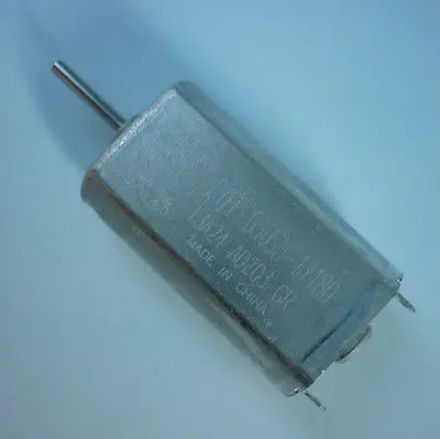 

Электродвигатель для бритвы, FF-050-SH, 1,5 мм, вал 29x15,5x12 мм, 9 В постоянного тока, 18000 оборотов в минуту