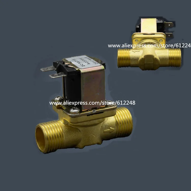 

DN15 1/2" Male Thread Plastic Electromagnetic Valve Solenoid Valve, Water heater Water supply Valve,Solar Energy Input Valve