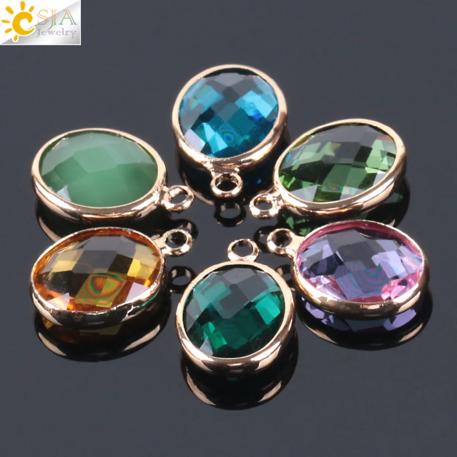 CSJA Hot Sale Fashion 11MM Crystal Glass Czech Beads 10pc Clear Bead Faceted Single Hole Craft Material for Jewelry Making E974
