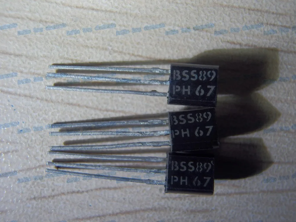 10PCS/LOT New and original BSS89 SS89 N-channel enhancement mode vertical D-MOS transistor  TO92