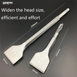 150MM/250MM length square mini electric Hammer chisel spade drill bit for concrete/brick/wall/tile slotting drilling