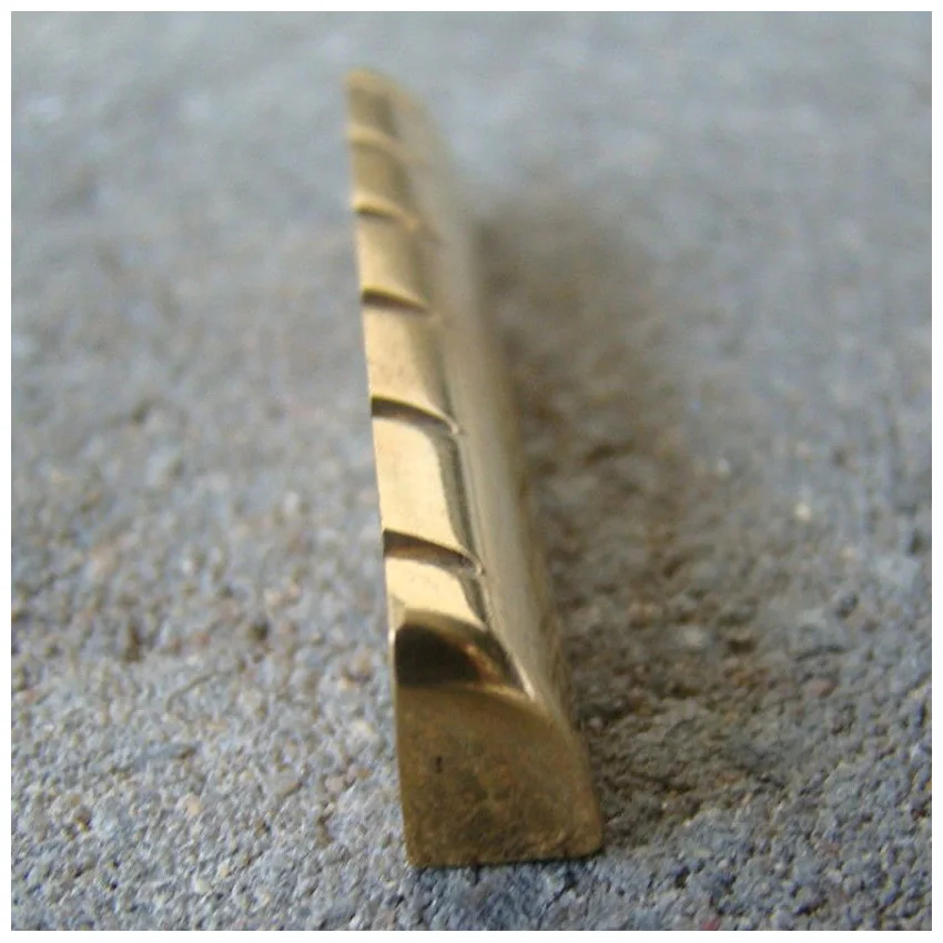 New Guitar Brass nut for acoustic or Gold