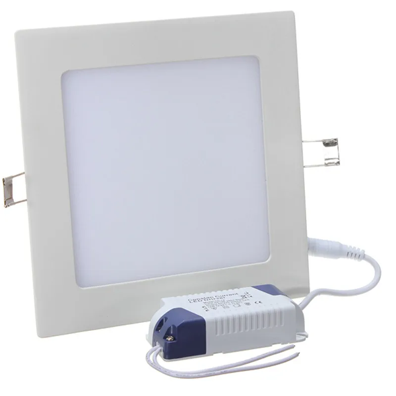 

Square LED Panel Light 3W 4W 6W 9W 12W 15W 25W Recessed Ceiling Lamp with Driver AC85-265V LED Indoor Down Light