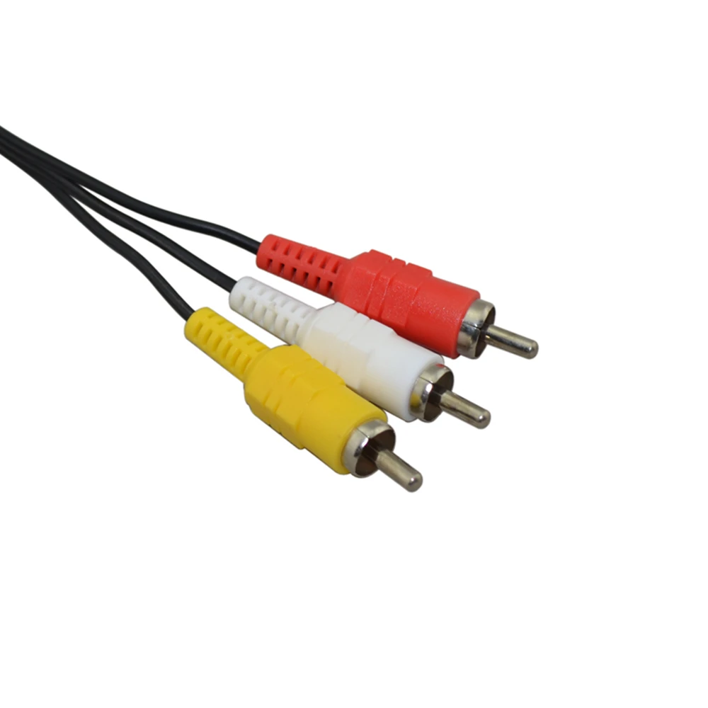 High Quality 1.8m RGB 3RCA To Scart Audio Video Cable for NES for FC