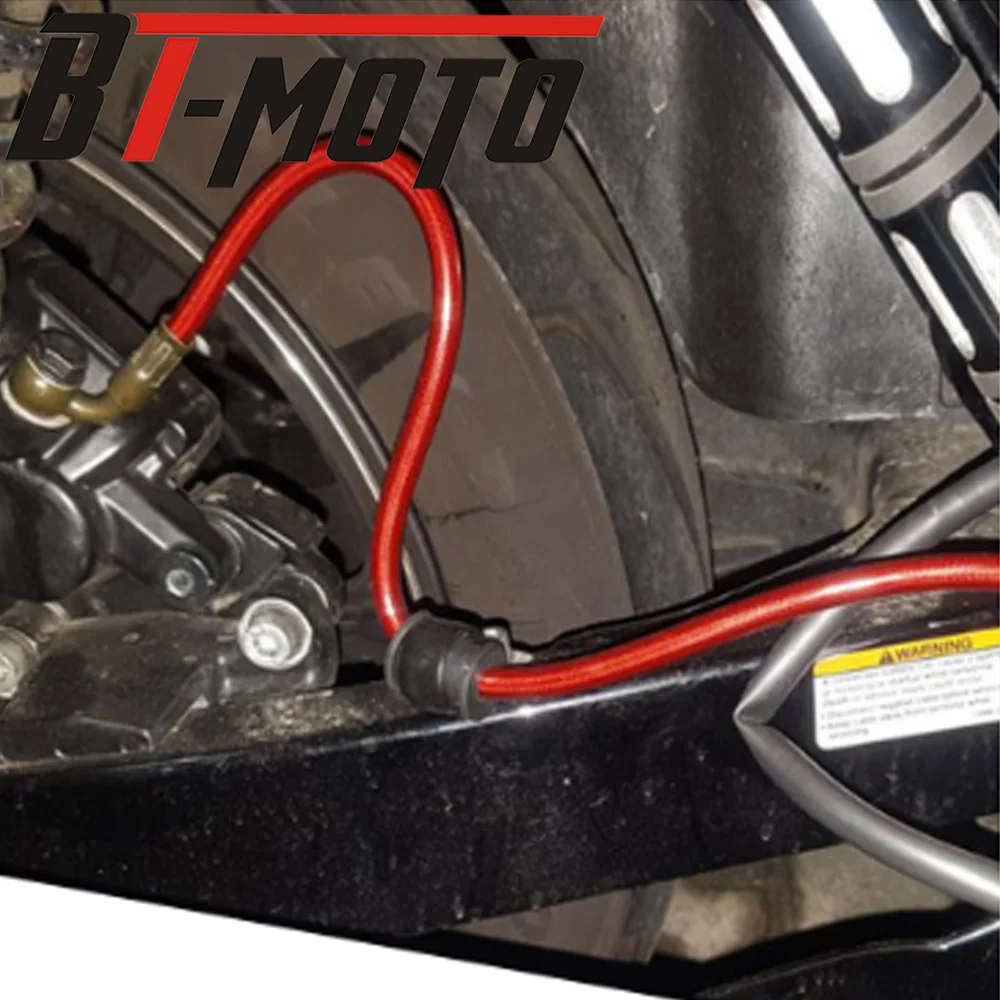 10mm 28° Universal Braided Steel Reinforce Tube Hydraulic Brake Clutch Oil Hose 90cm Line Pipe For ATV Dirt Pit Racing Bike Moto
