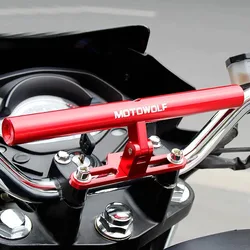 Universal Motorcycle LED Headlight Expansion Mounting Phone Holder Bracket Driving Hunting Spotlight Clamp Aluminum Alloy 2019