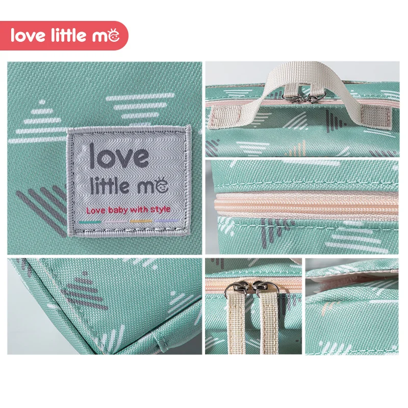 Love Little Me-Sac à couches portable pour bébé, housse réutilisable, étanche, support, gril, soins de la colonne vertébrale, ALTERBag