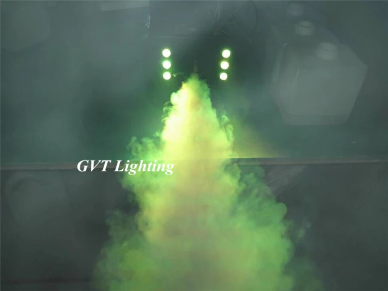 Machine à struction ée Professionnelle Chang DJ de 900W, Appareil à Brouillard avec Télécommande Sans Fil, RVB 3 en 1 pour Spectacle, ix