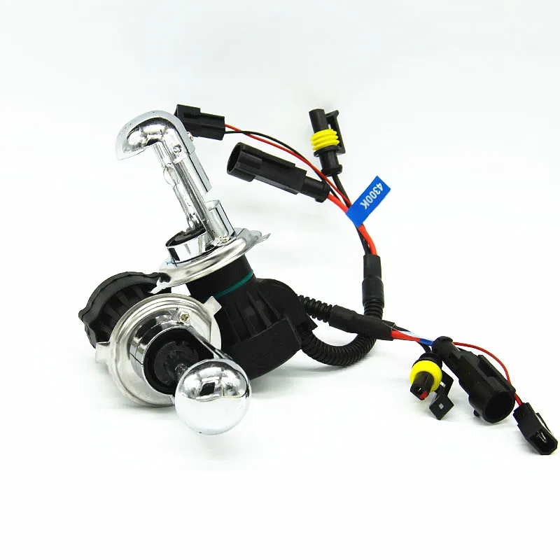 12V XENON H4 Fern- und Abblendlicht versteckt H4-3 Auto 55W 4300K 6000K 8000K 10000K Scheinwerferlampen – Detail 5